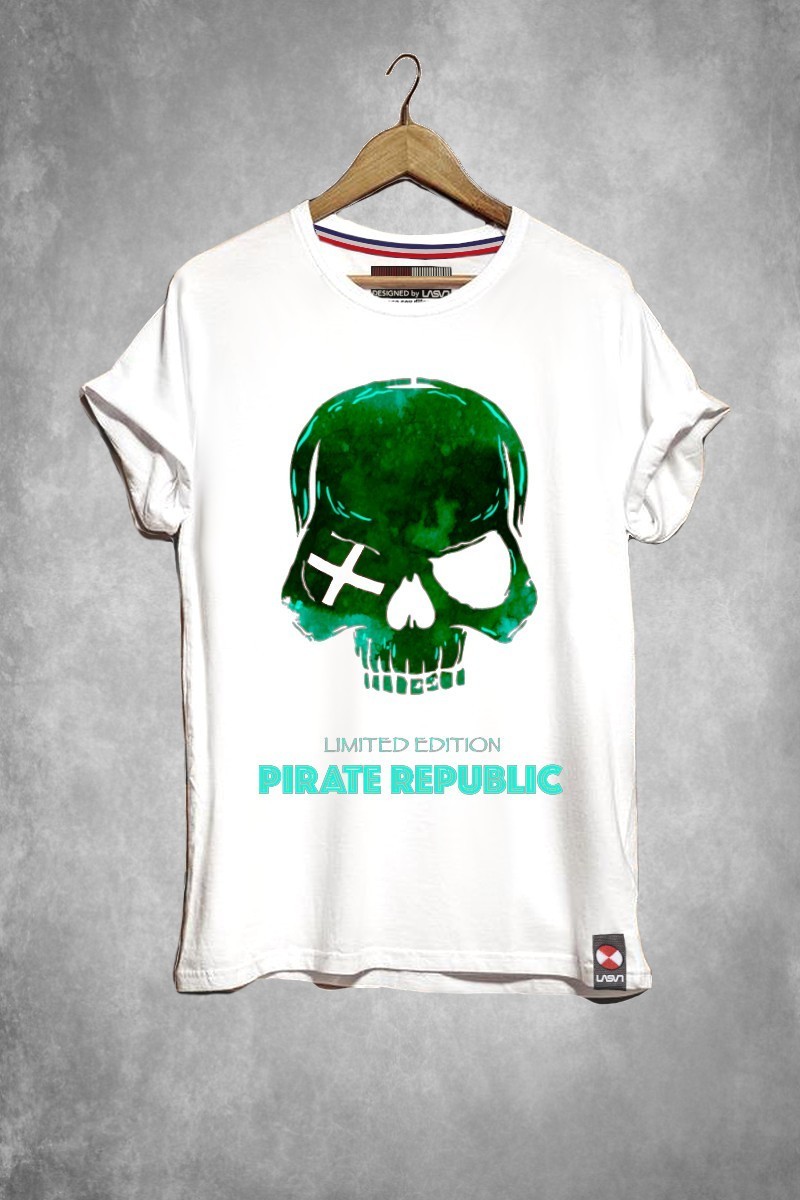 CAMISETA DE HOMBRE REPUBLIC B VERDE    2