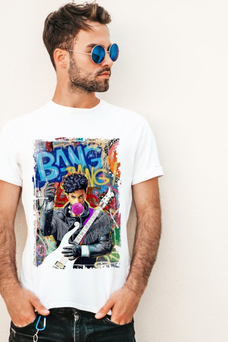  CAMISETA DE HOMBRE PRINCE BLANCO LA SAL 
