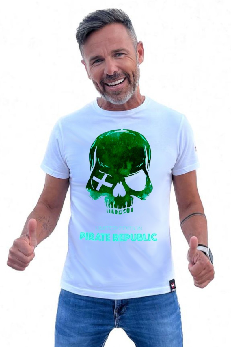 CAMISETA DE HOMBRE REPUBLIC B VERDE