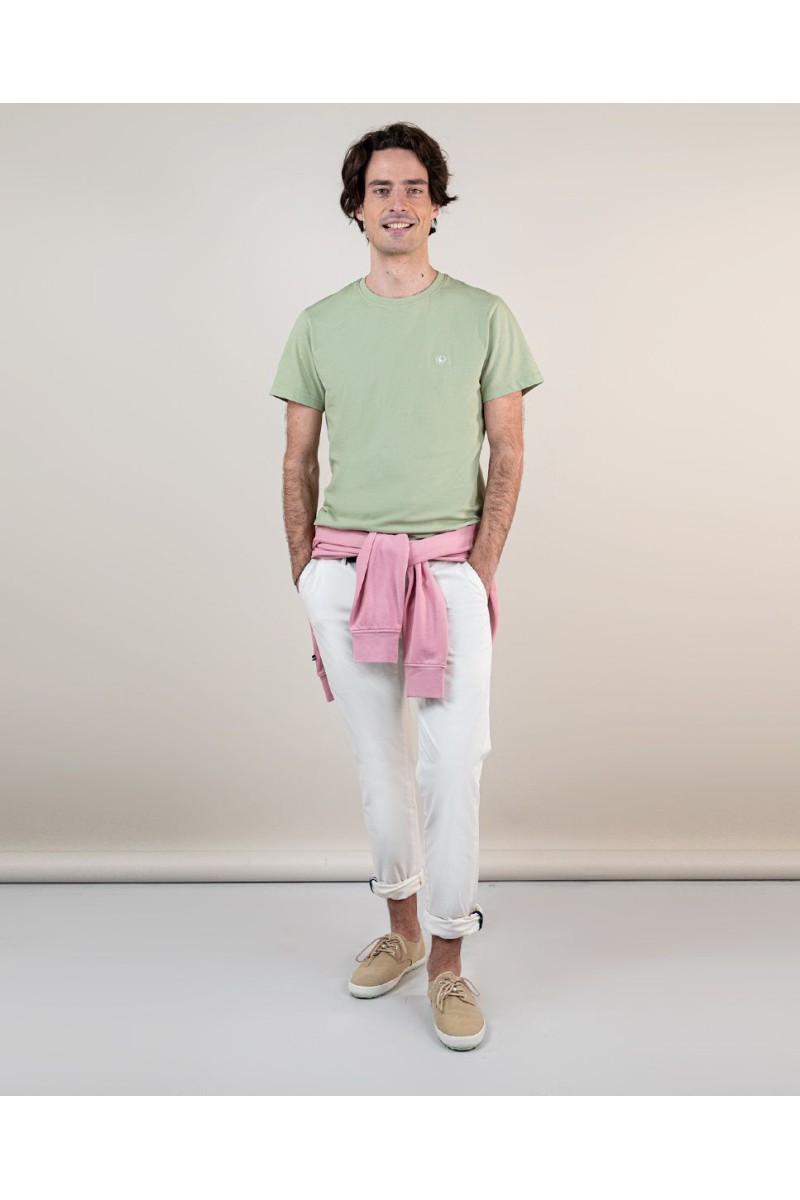 CAMISETA EL GANSO M82  Camiseta El Ganso Garment Dyed Verde