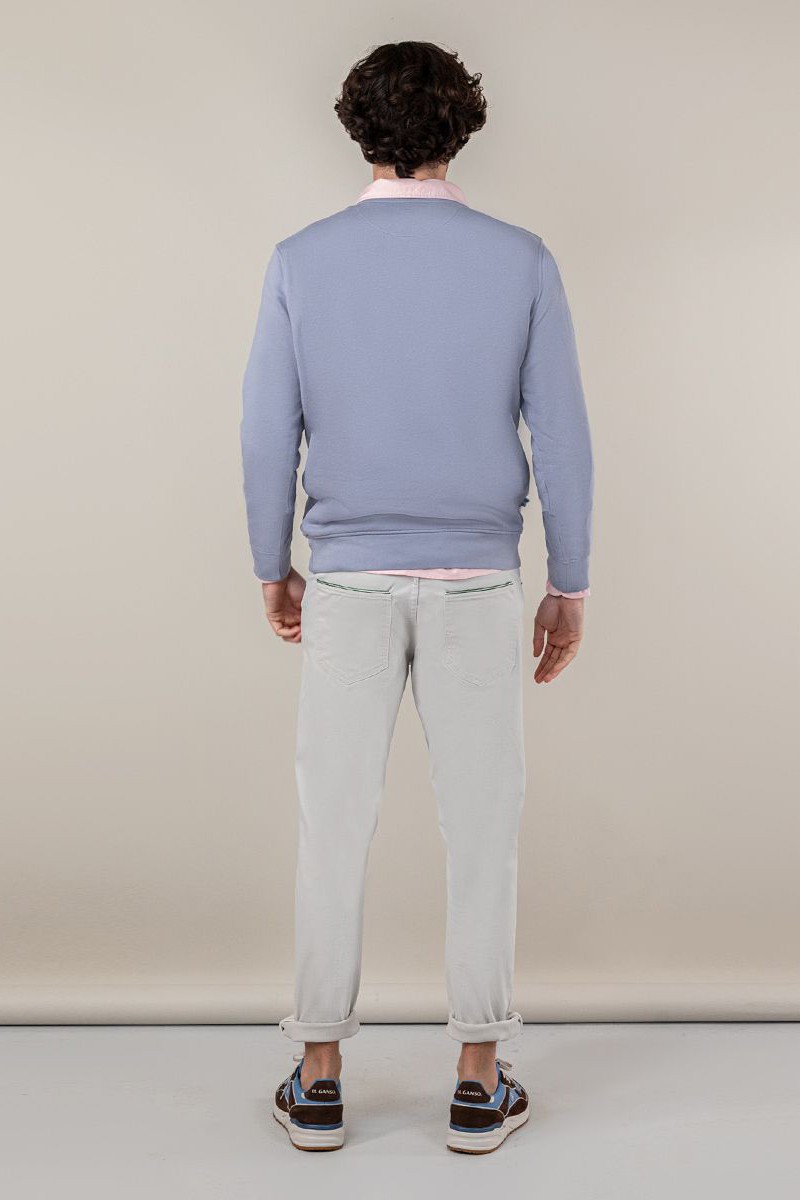  Sudadera El Ganso Cuello Caja Azul Petróleo 