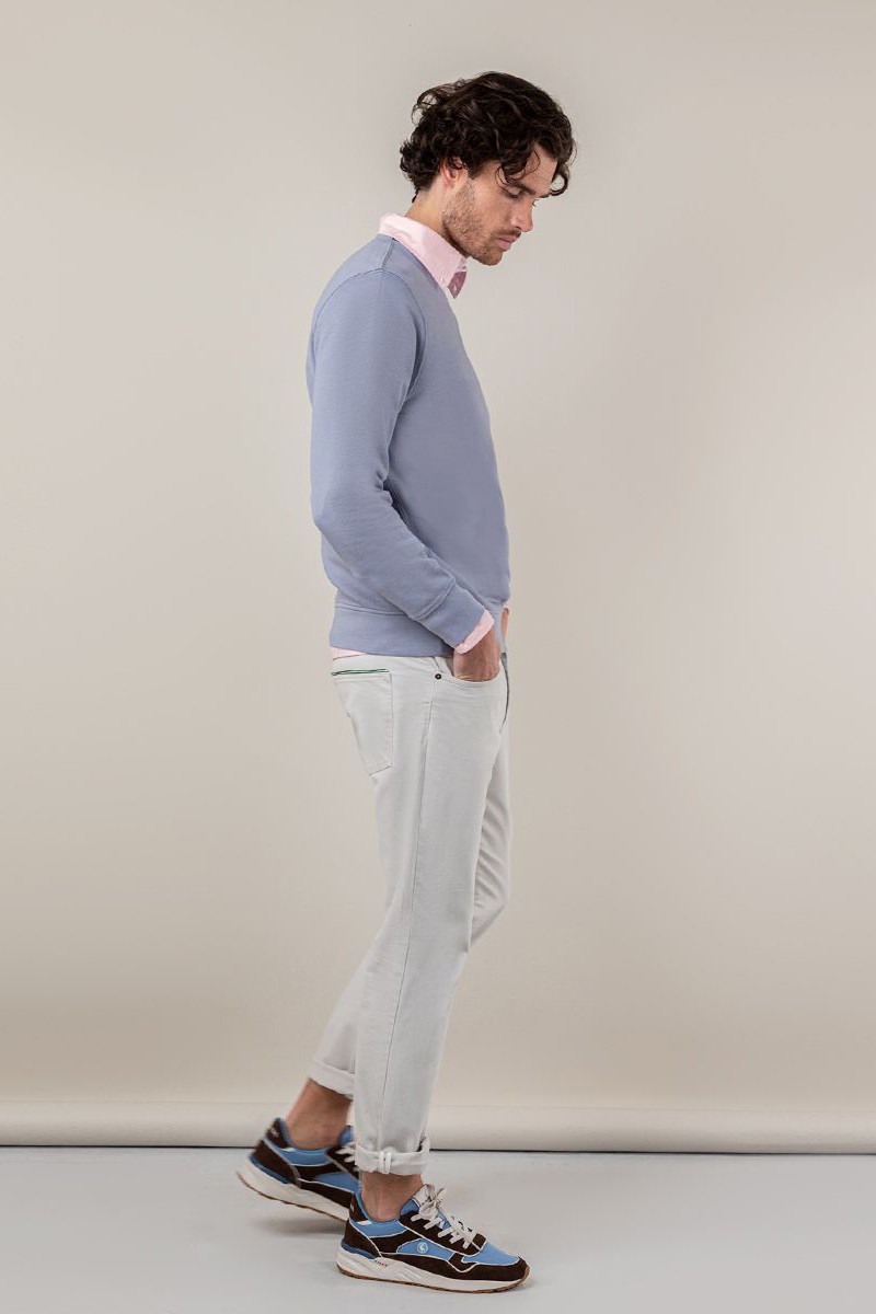  Sudadera El Ganso Cuello Caja Azul Petróleo 