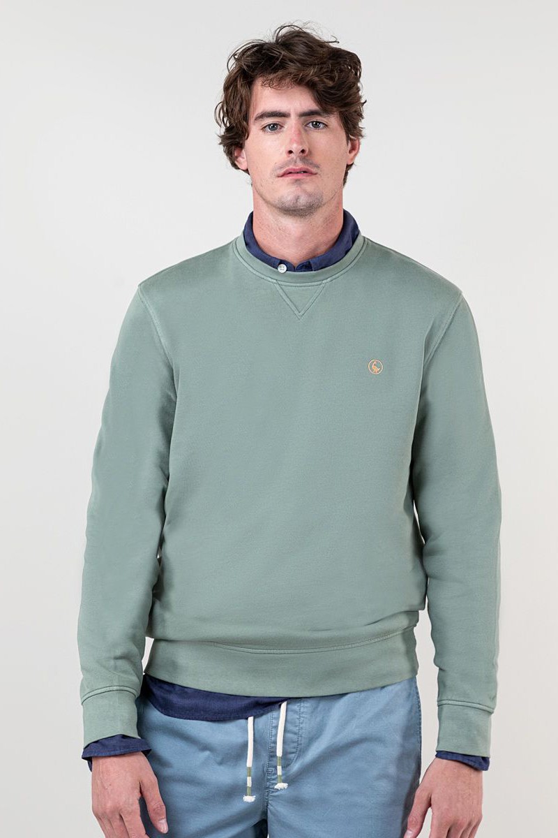 Sudadera El Ganso Cuello Caja Verde
