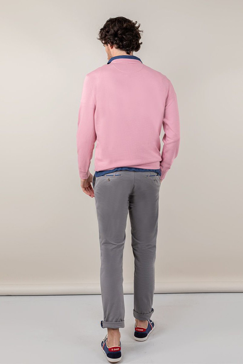  Sudadera El Ganso Cuello Caja Rosa 