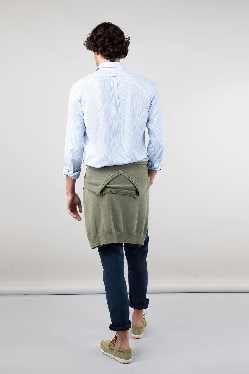  Camisa El Ganso Pin Point Raya Yale Oxford Celeste 