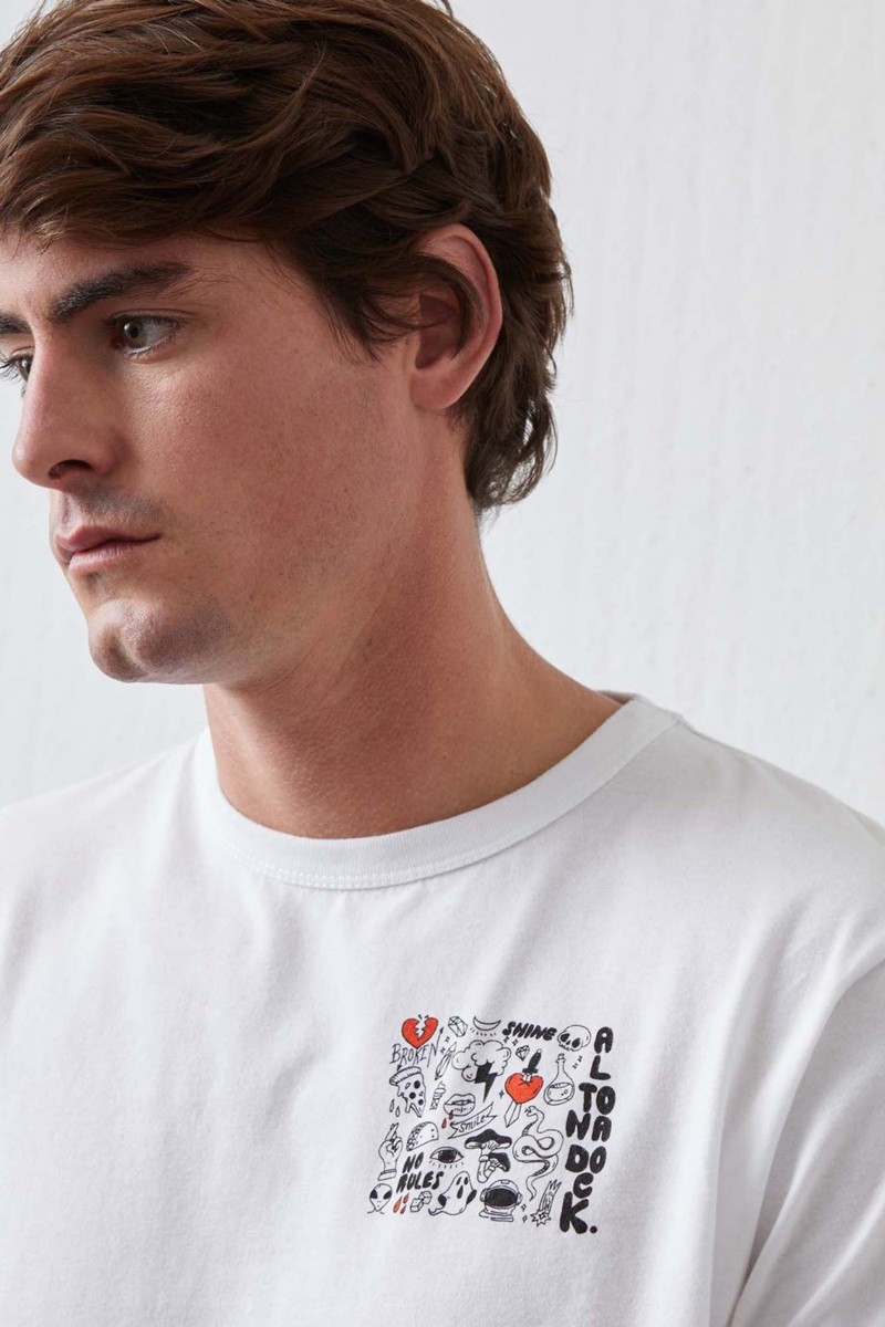 CAMISETA BLANCA ALTONADOCK NO RULES  2