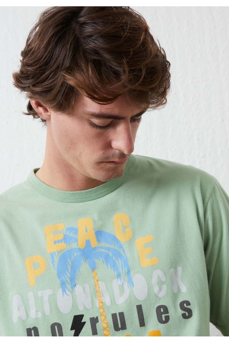CAMISETA VERDE ALTONADOCK PEACE  2