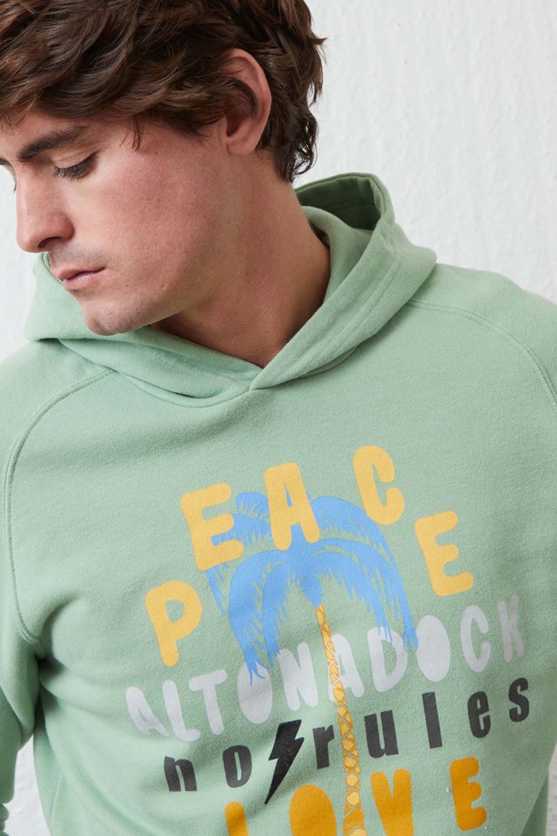 SUDADERA VERDE ALTONADOCK PEACE  2