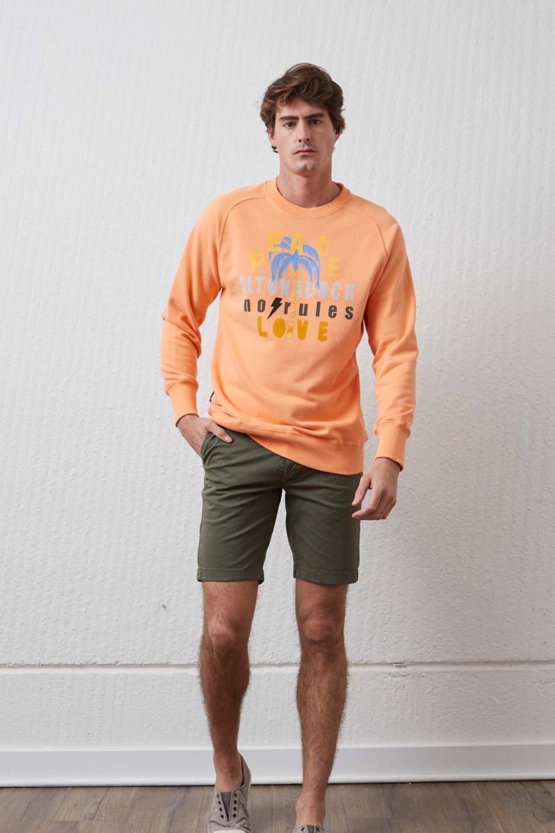 SUDADERA NARANJA ALTONADOCK PEACE  2