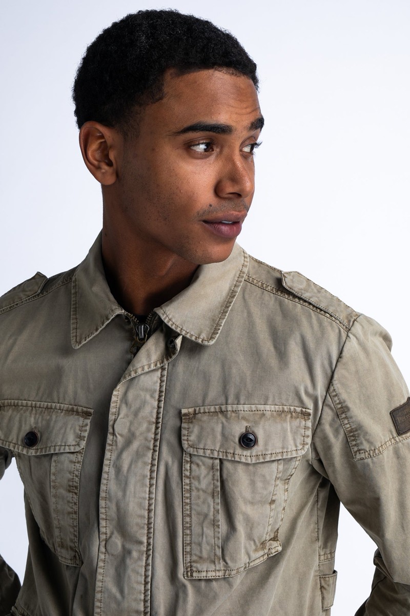 TWILL JACKET BREEZIFY PETROL 