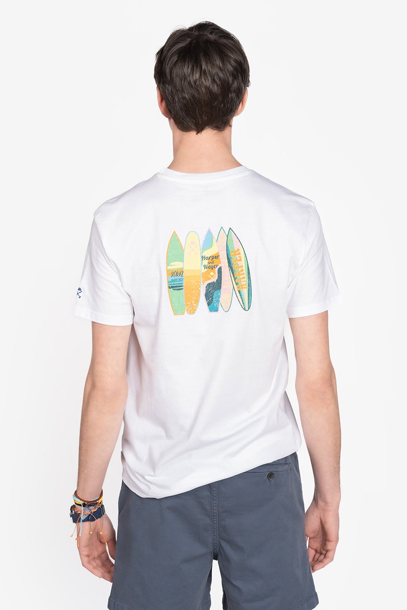 CAMISETA HARPER M71  CAMISETA ALOHA HARPER AND NEYER BLANCO