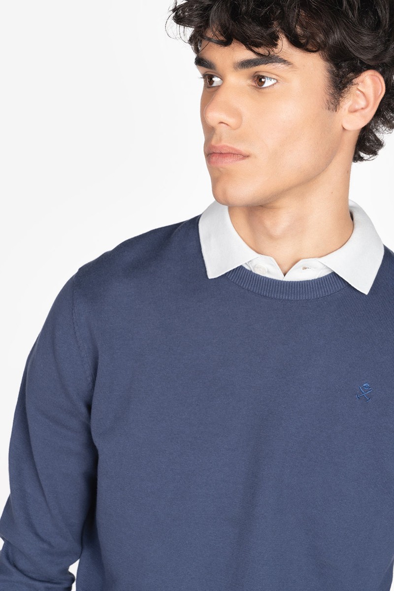  JERSEY ROUND NECK HARPER AND NEYER NAVY 