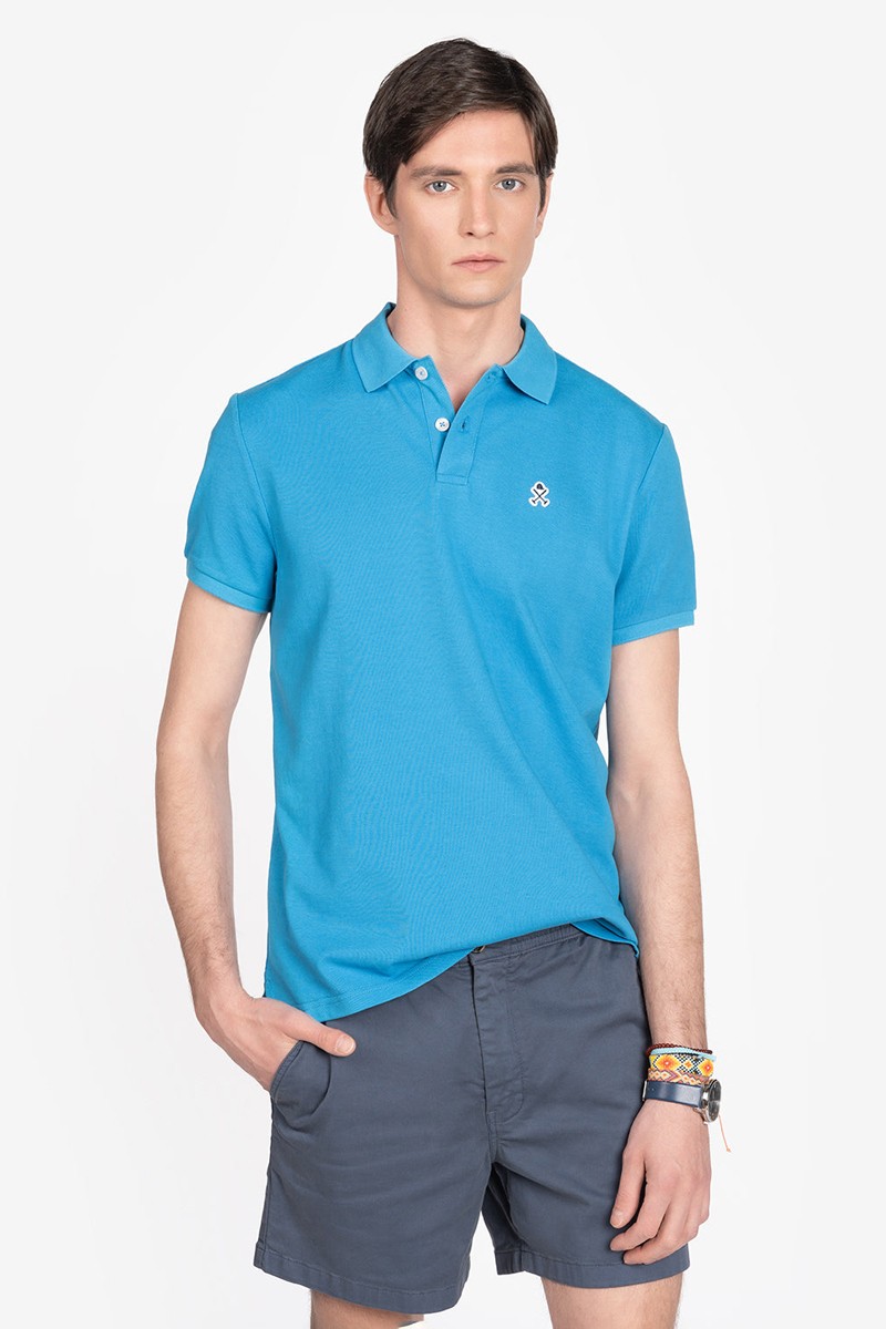  POLO RETRO HARPER AND NEYER AZUL 