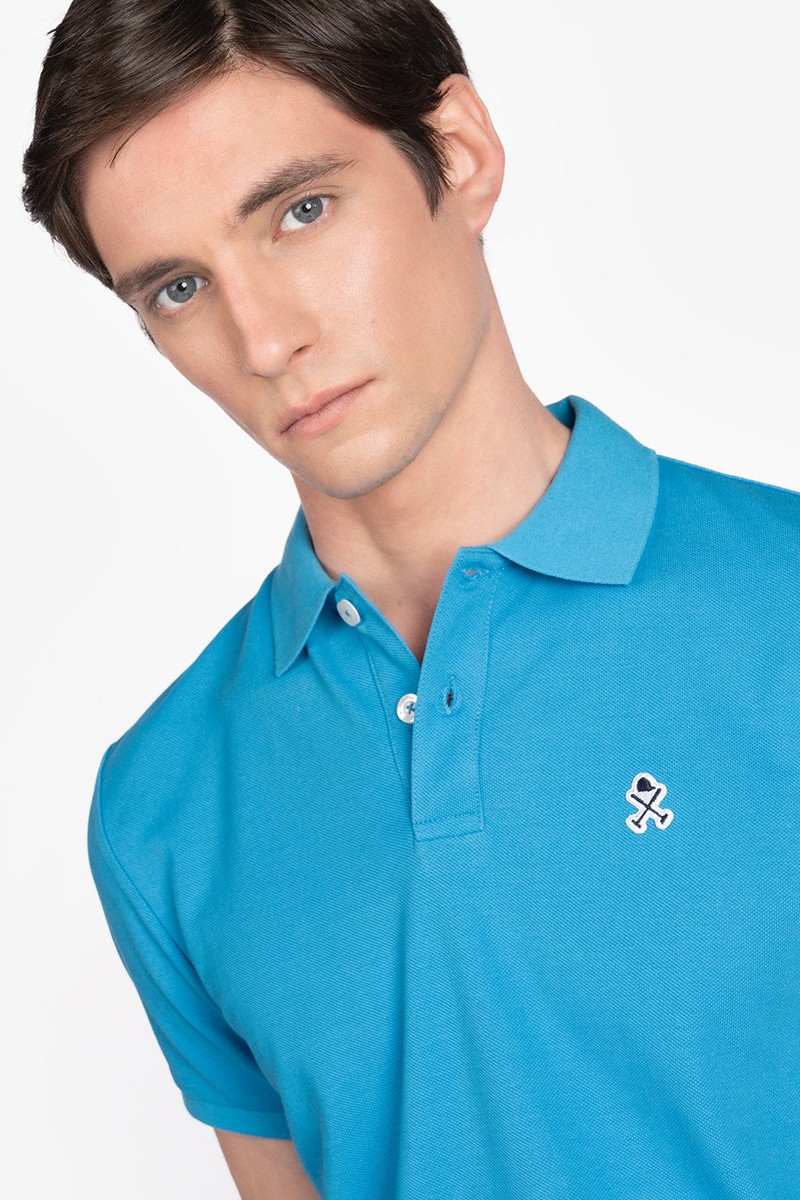  POLO RETRO HARPER AND NEYER AZUL 