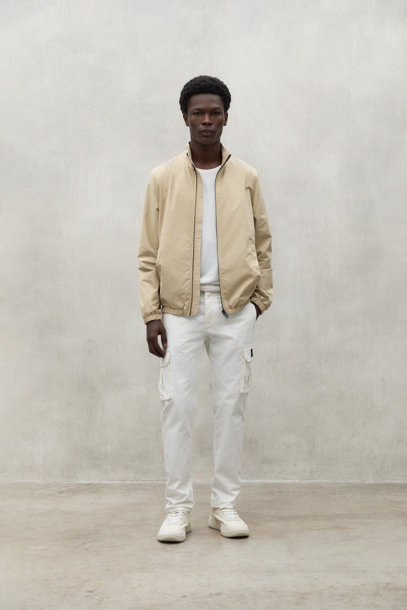  CHAQUETA SEEDOR AZUL BEIGE ECOALF 