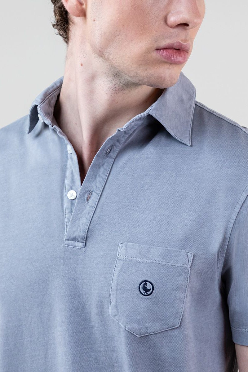  Polo Ganso Slub Jersey Gris 1100s240045 