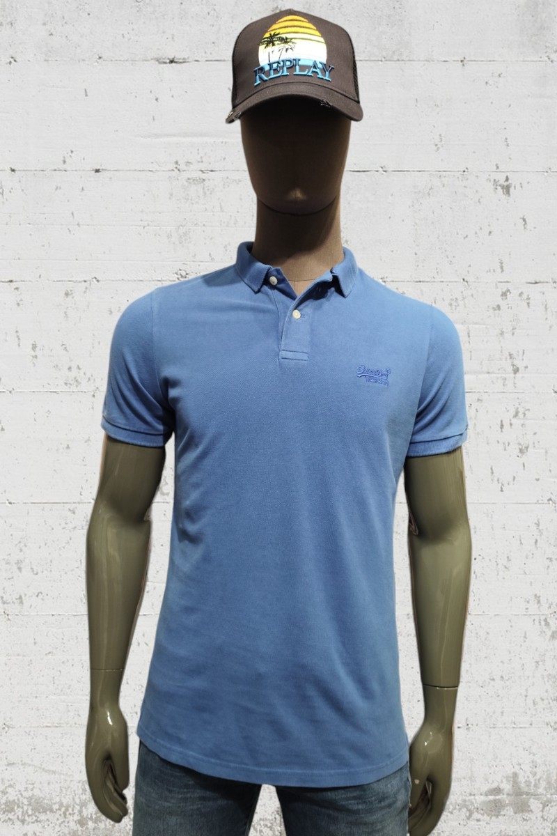  Polo Superdry azul 