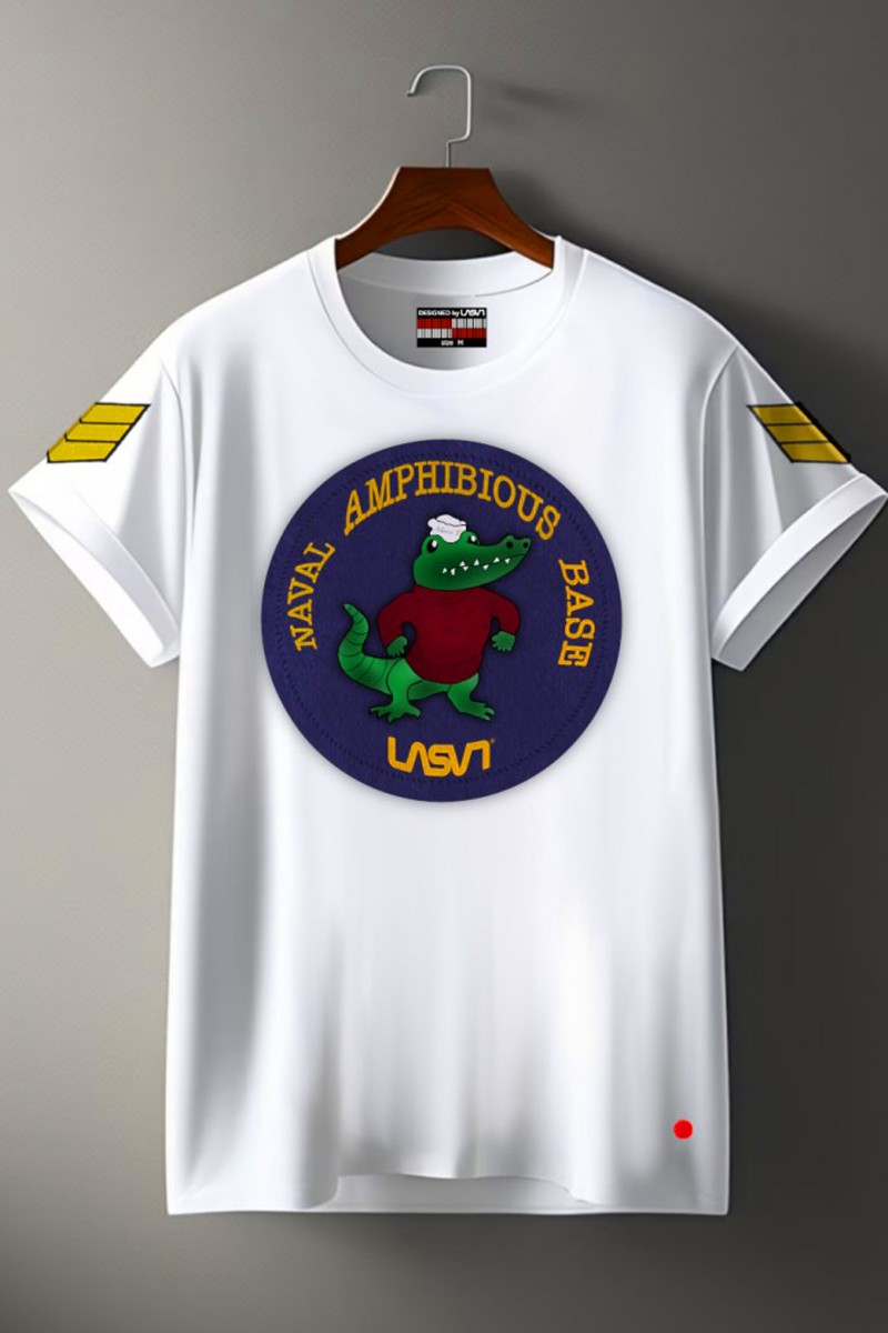 CAMISETA DE HOMBRE NAVAL BLANCO LA SAL