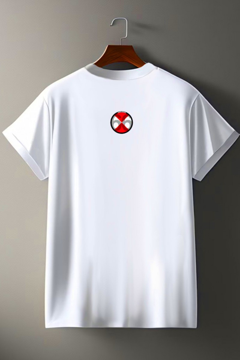 CAMISETA LA SAL M102  CAMISETA DE HOMBRE PUNK BLANCO LA SAL