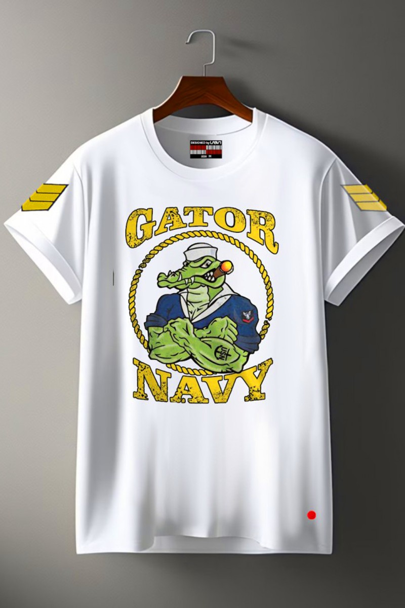 CAMISETA DE HOMBRE GATOR BLANCO LA SAL