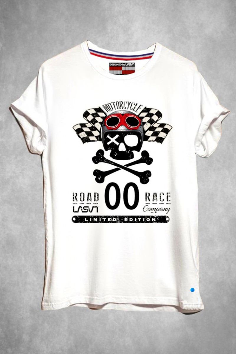 CAMISETA DE HOMBRE ROAD BLANCO LA SAL