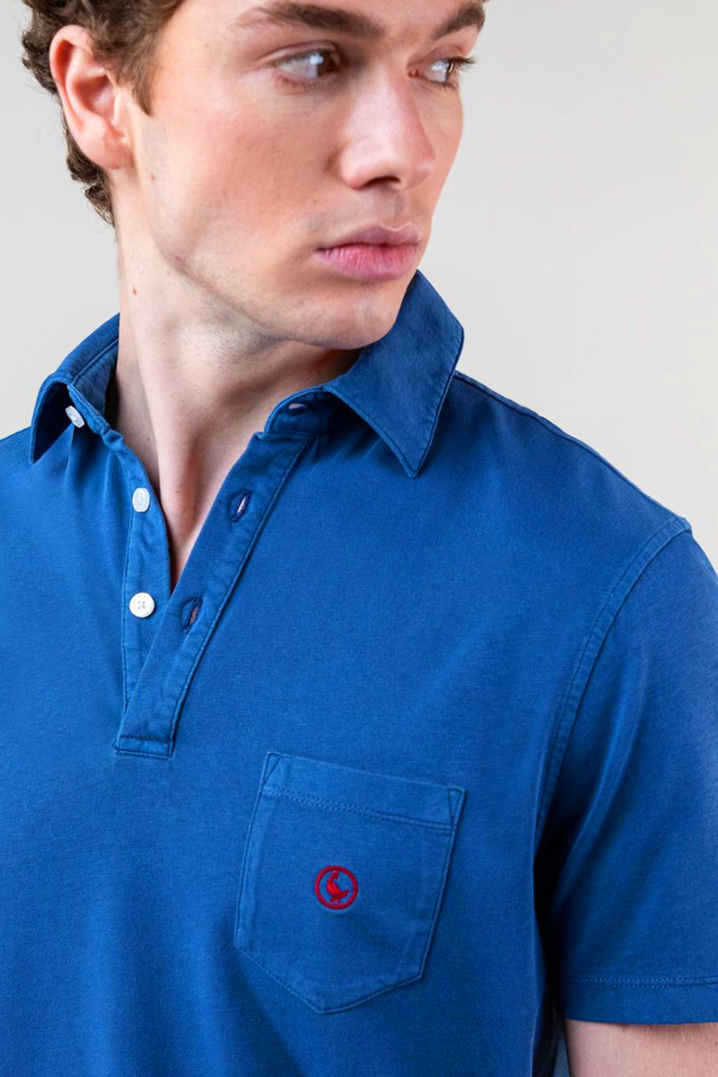  Polo Slub Jersey Marino EL GANSO 