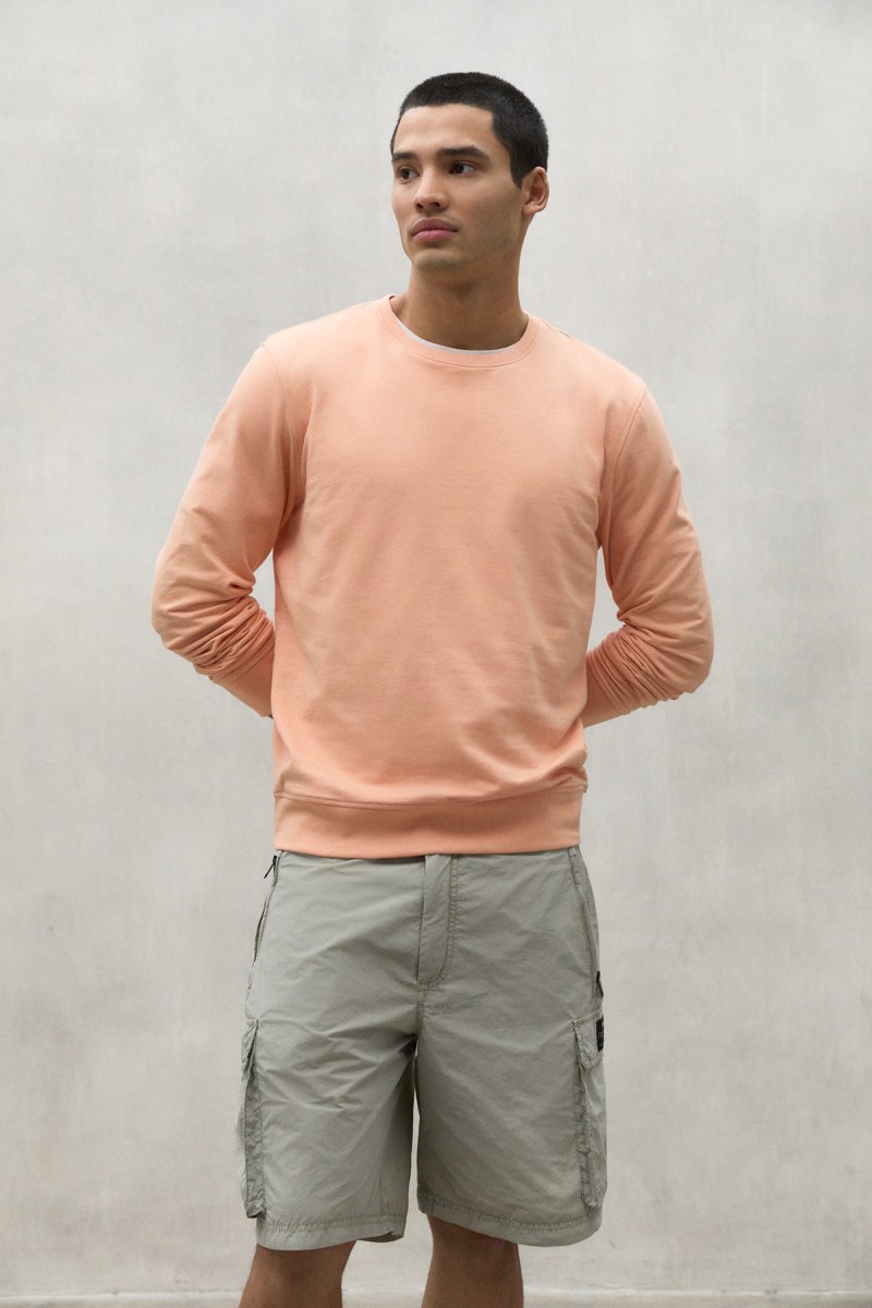 SUDADERA WARREN NARANJA ECOALF  2