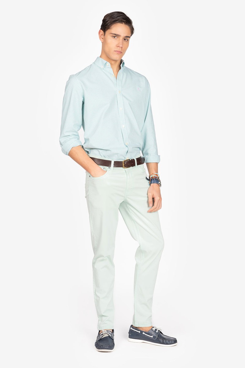  CAMISA AMBERES LIGHT GREEN WATER HARPER AND NEYER 