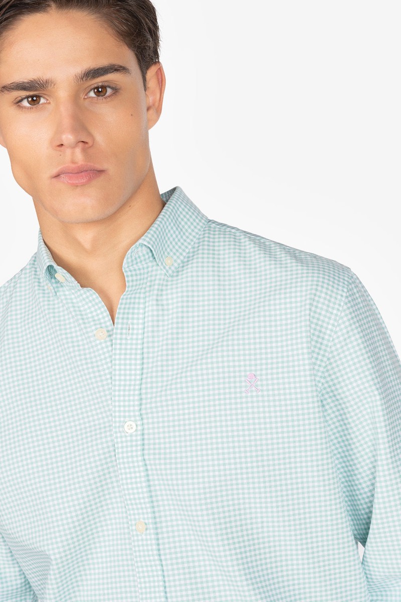  CAMISA AMBERES LIGHT GREEN WATER HARPER AND NEYER 