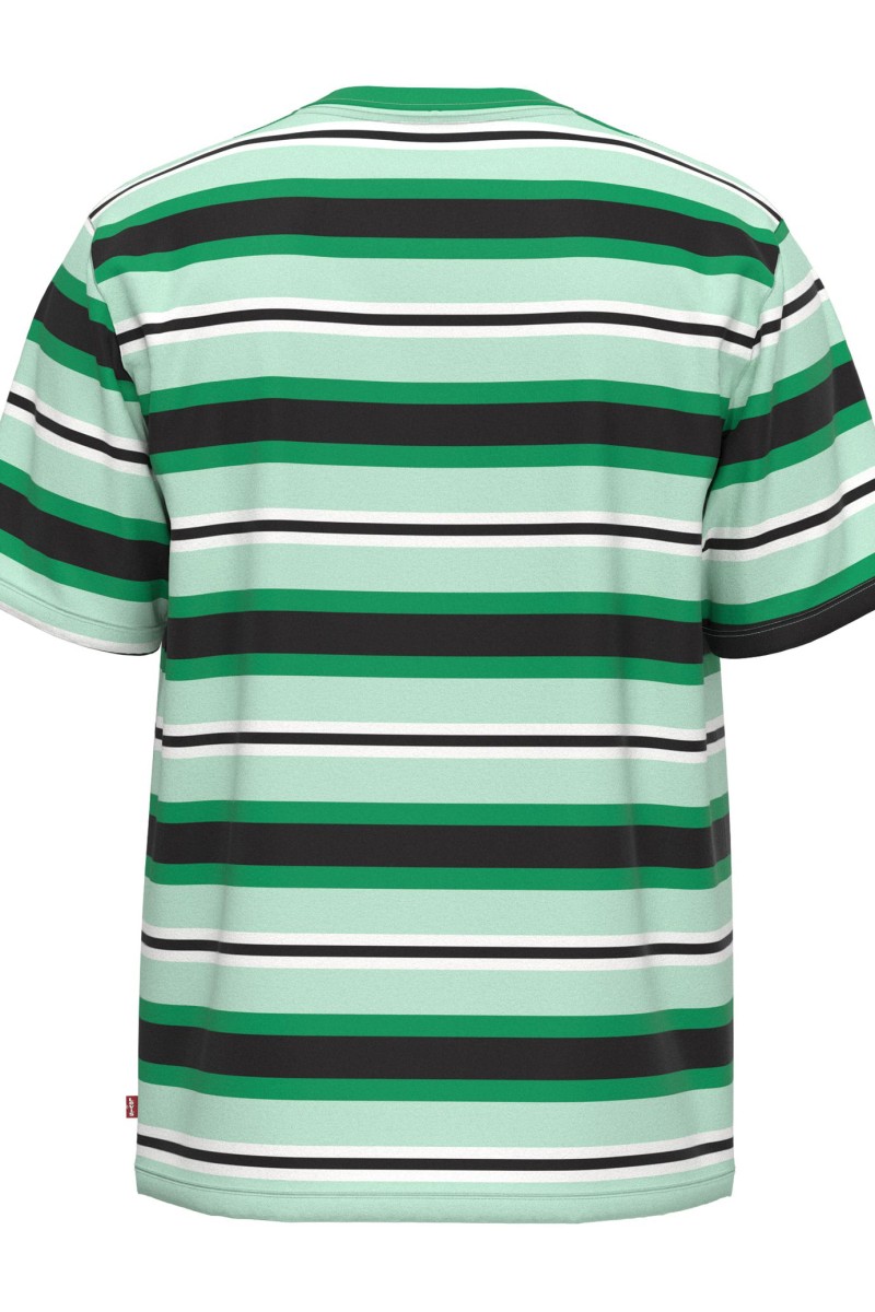  CAMISETA LEVIS  SS POCKET TEE RLX - ST5172 H223 DOLPHIN STRIPE DUSTY AQUA 