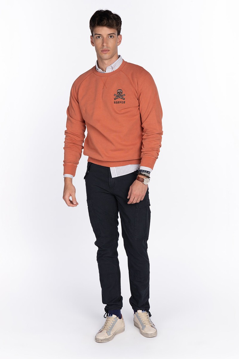  SUDADERA HURRICANE TERRACOTA HARPER AND NEYER 