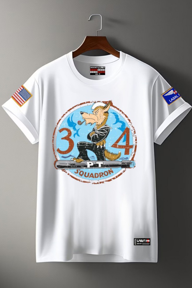 Camiseta de hombre Lasal 34 Blanco