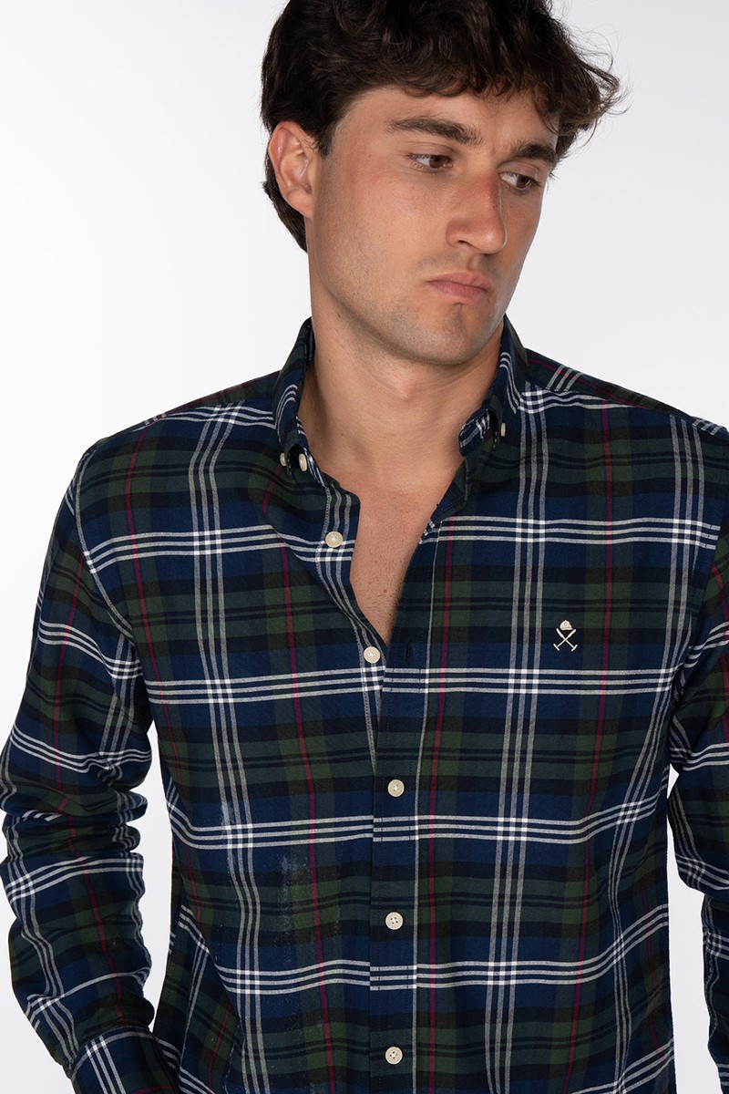 CAMISA LUCKY PINE GREEN HARPER AND NEYER  2