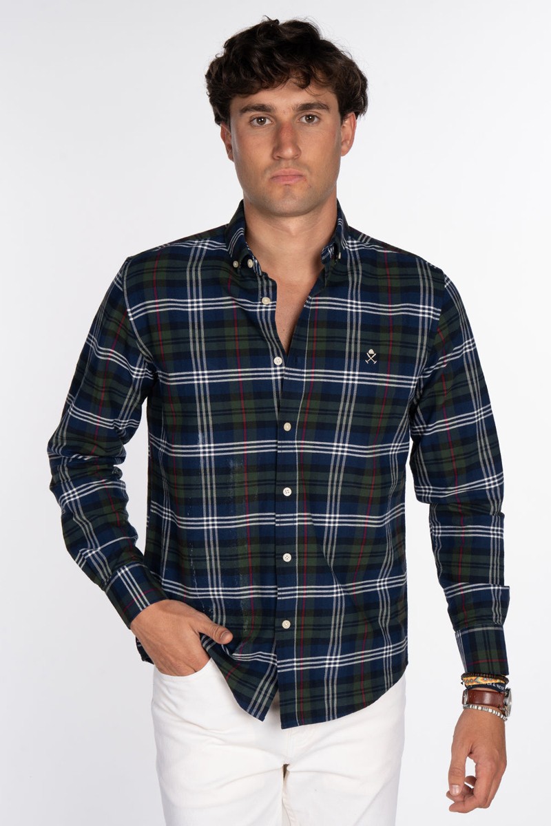 CAMISA LUCKY PINE GREEN HARPER AND NEYER