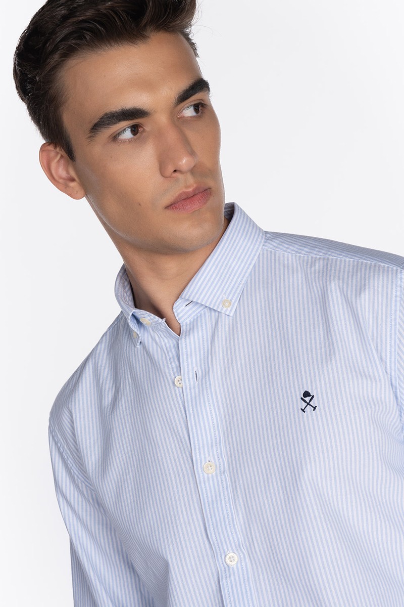  CAMISA MEDITERRANEO LIGHT BLUE 