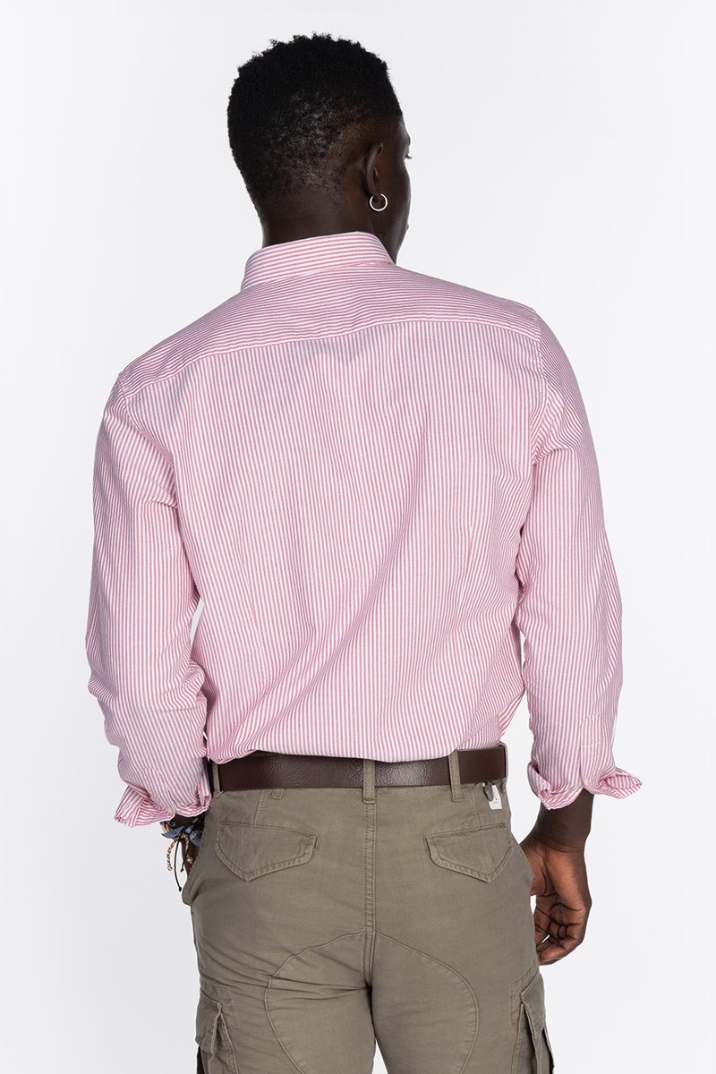  CAMISA MEDITERRANEO BURGUNDY HARPER AND NEYER 