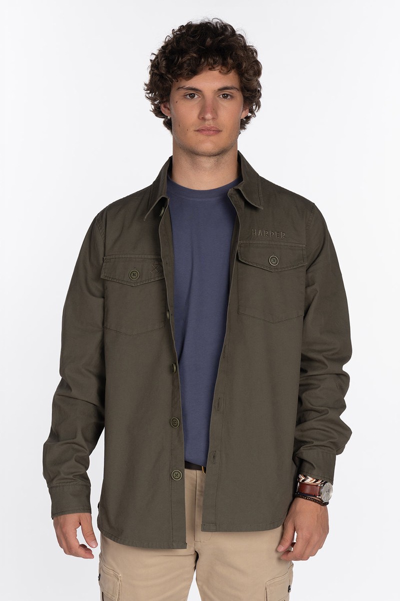 SOBRECAMISA SKULL CAMO GREEN