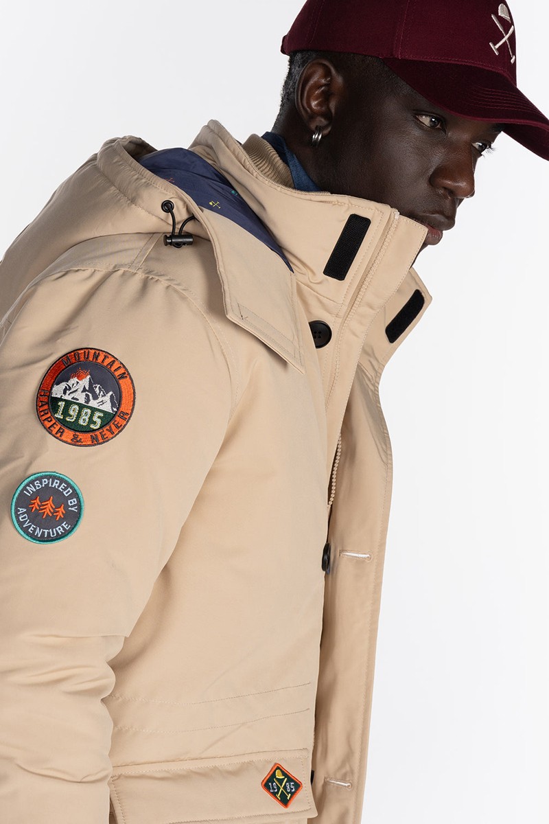  PARKA OLMSTED POINT CAMEL HARPER AND NEYER  2