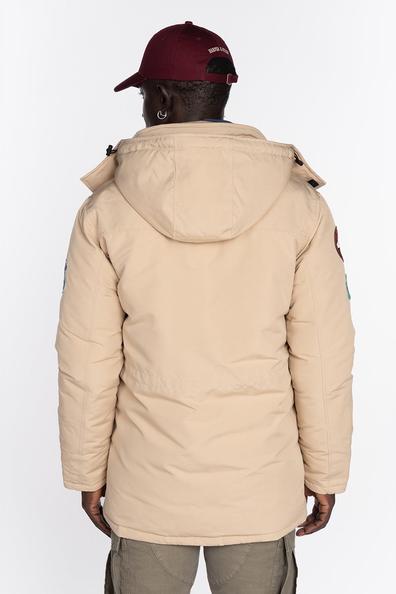  PARKA OLMSTED POINT CAMEL HARPER AND NEYER 