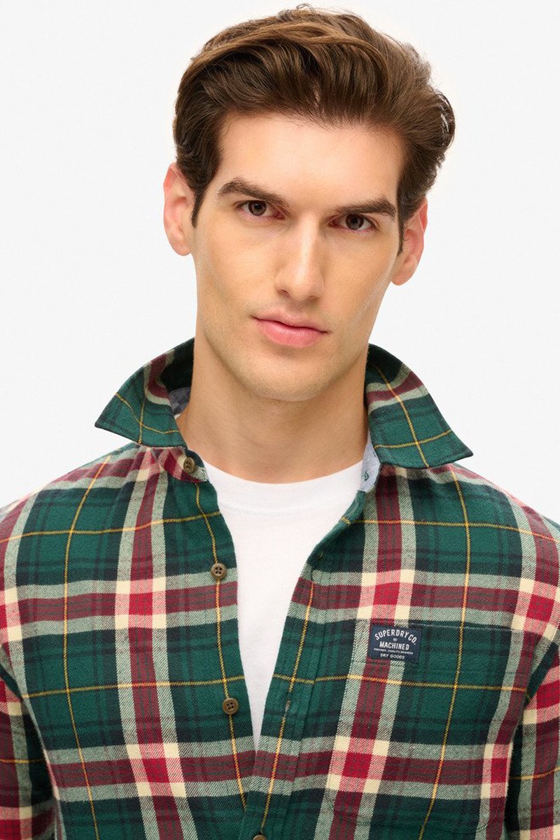 CAMISA SDRY M20  Camisa de leñador de algodón de manga larga Superdry