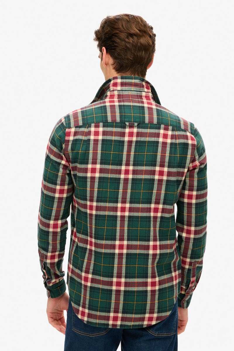 CAMISA SDRY M20  Camisa de leñador de algodón de manga larga Superdry