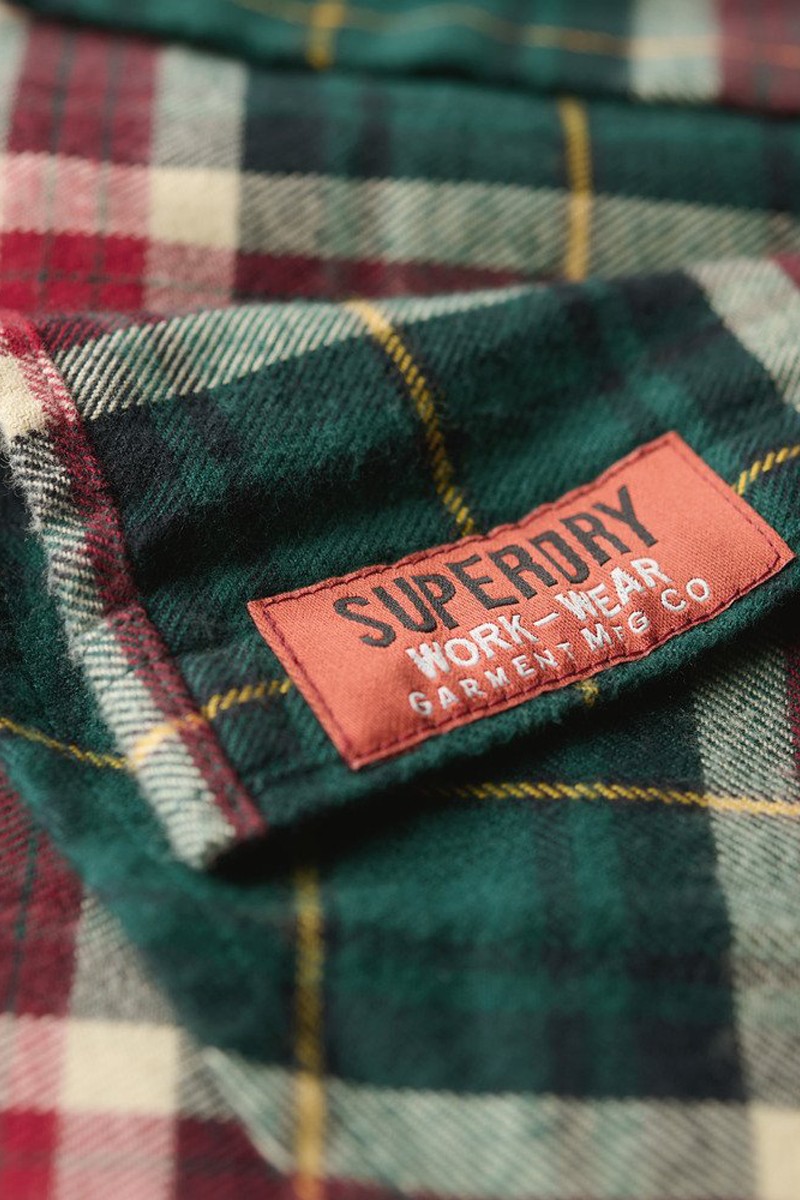 CAMISA SDRY M20  Camisa de leñador de algodón de manga larga Superdry