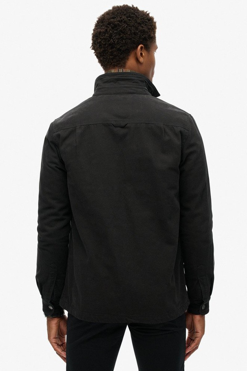 Sobrecamisa de lona de algodón orgánico Workwear Superdry  2
