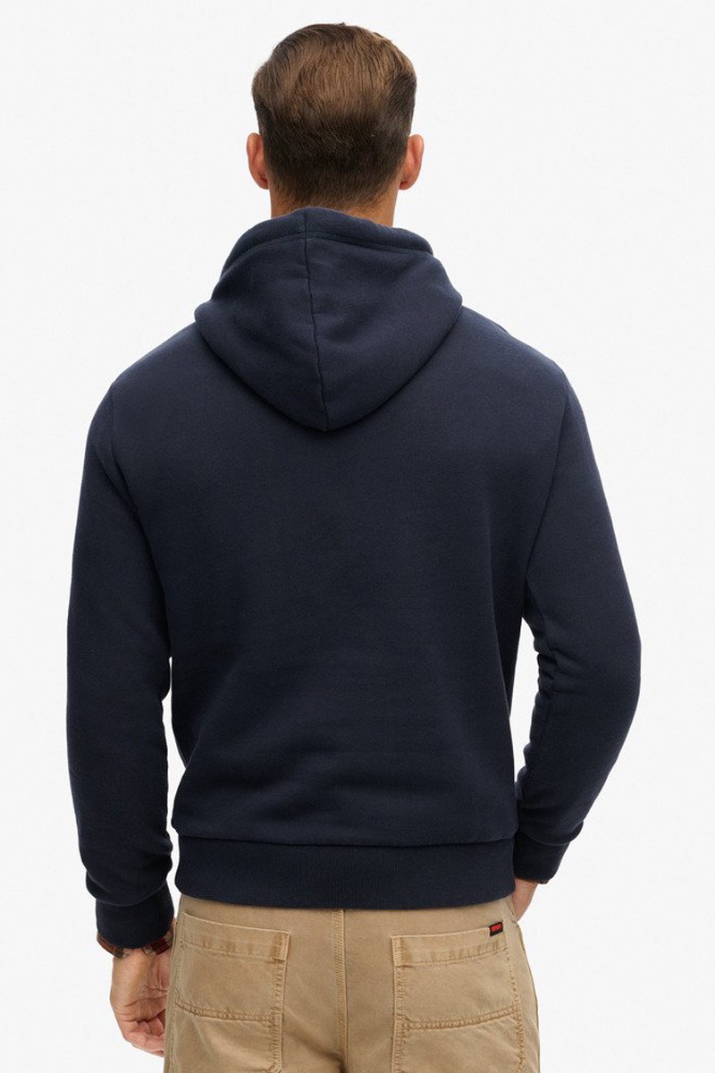 SUDADERA SDRY M45  Sudadera de rayas con capucha y logotipo Retro Supedry