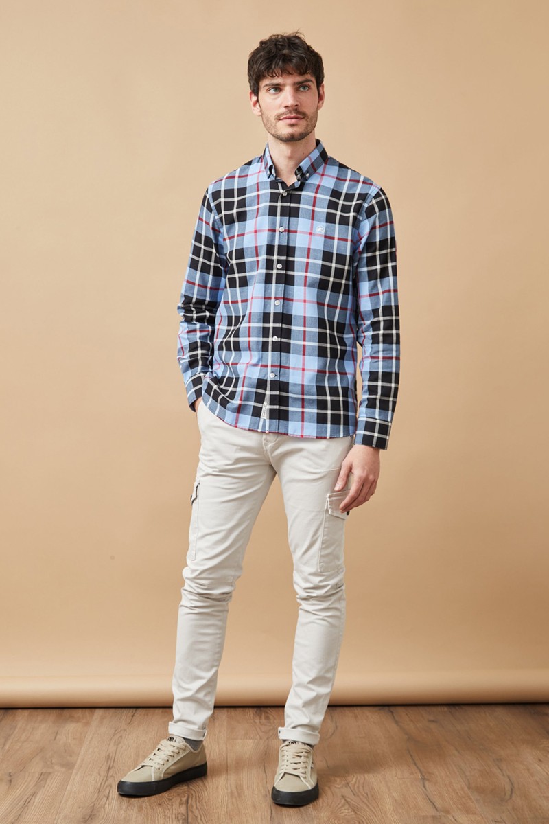 CAMISA CUADROS AZUL ALTONADOCK  2