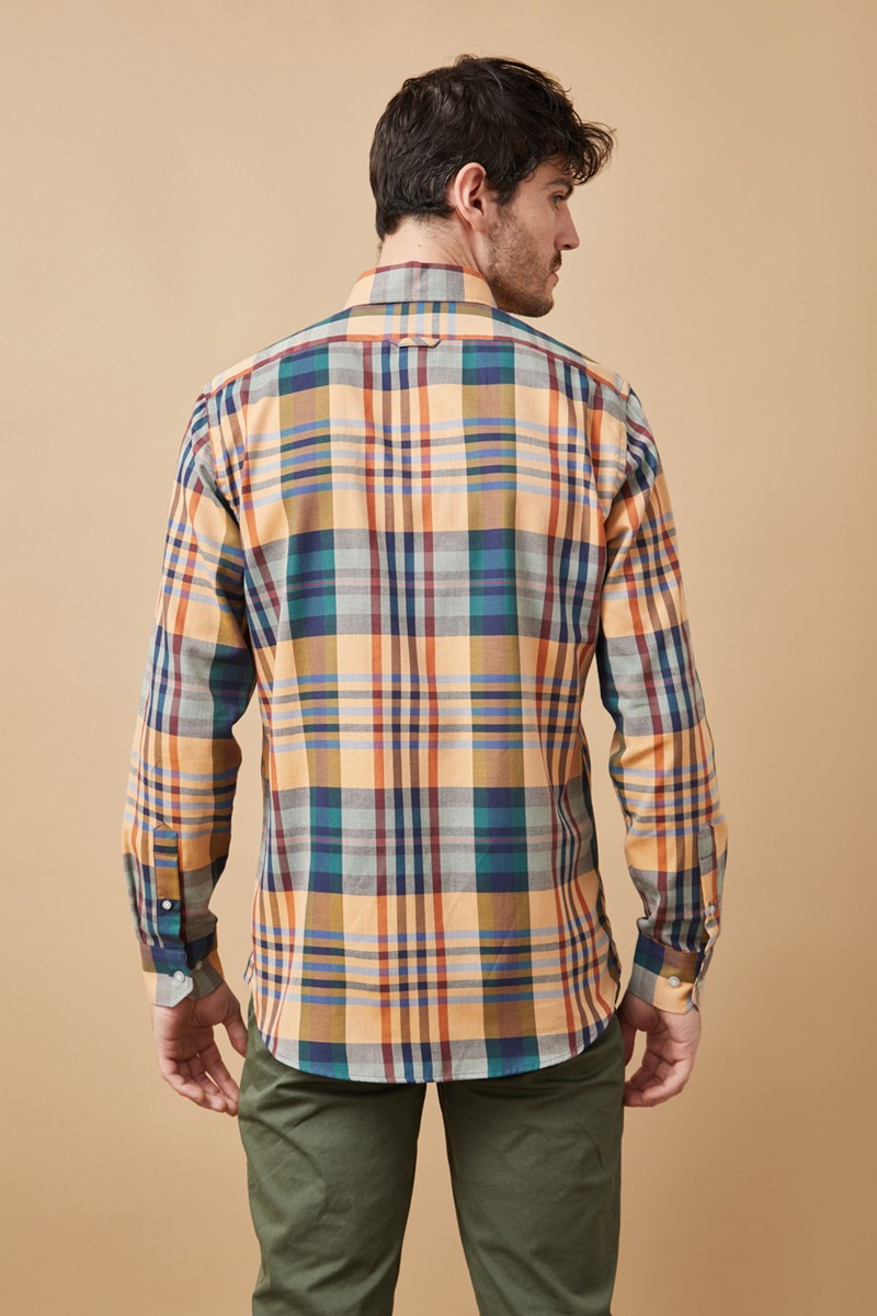 CAMISA CUADROS MOSTAZA ALTONADOCK  2