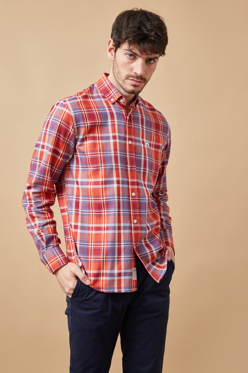 CAMISA CUADROS ROJA ALTONADOCK