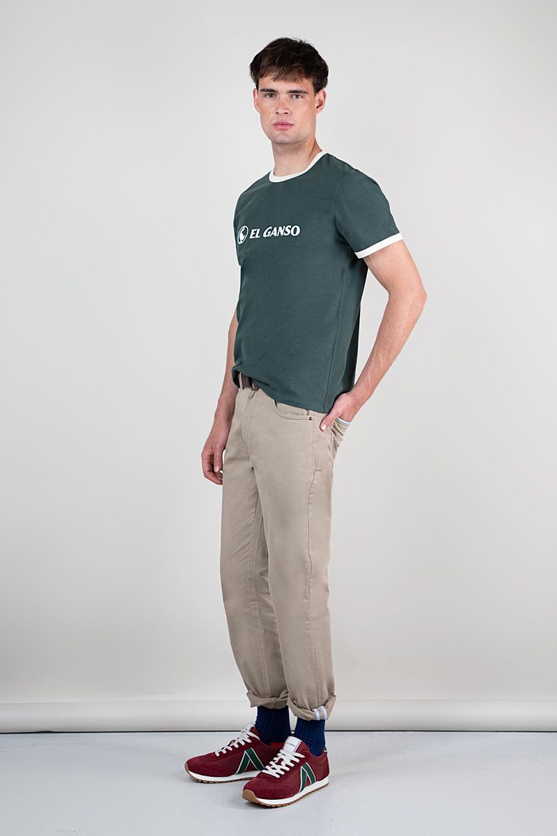  Camiseta Logo Ganso Verde 