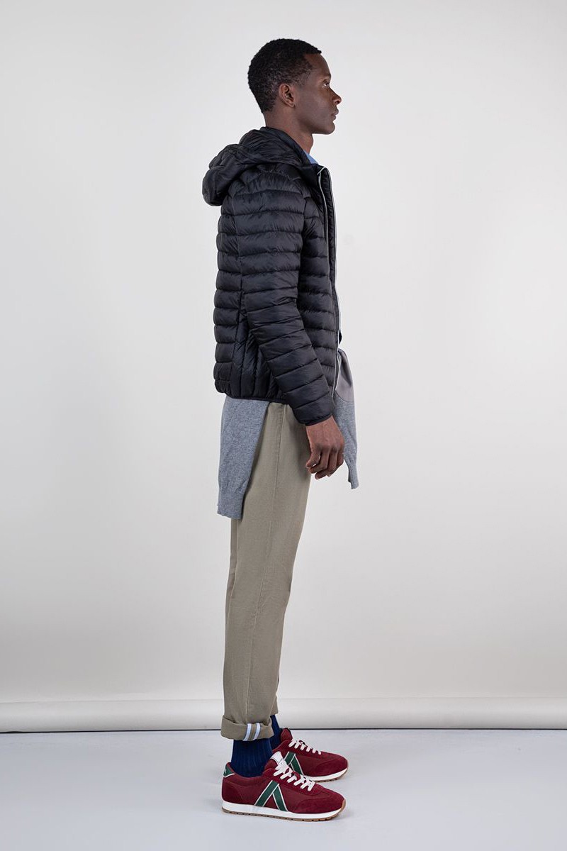  Chaqueta Acolchada Básica Negro  2