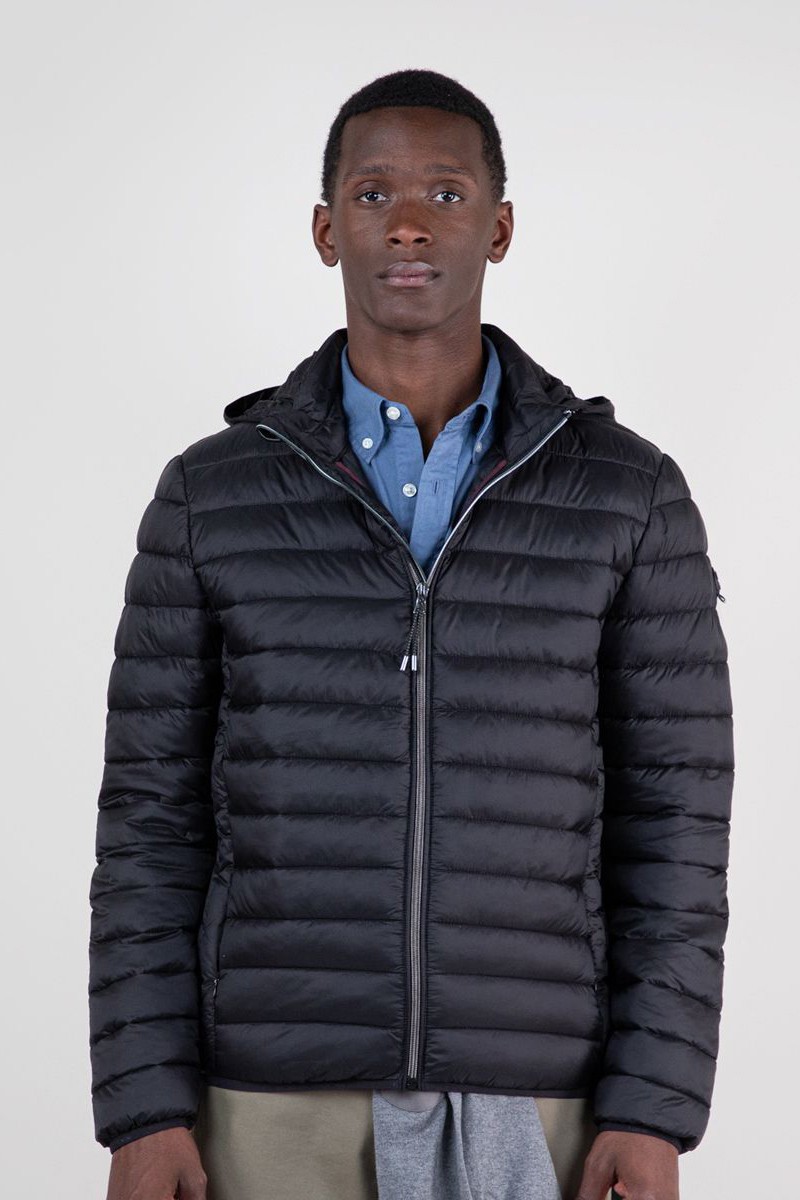  Chaqueta Acolchada Básica Negro 